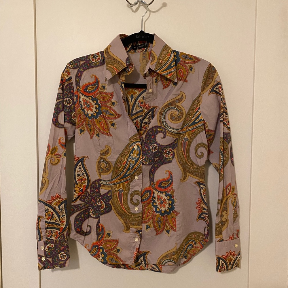 Etro paysley shirt